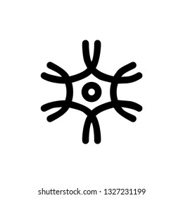 Neuron icon. Human sign