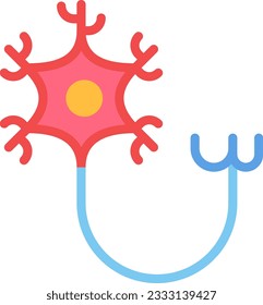 Neuron Icon image. Suitable for mobile application.