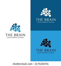 Neuron logo design icon template