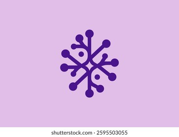 Neuron Logo – A dynamic neuron-inspired design, representing intelligence, connectivity, and brainpower.