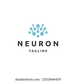 Neuron logo icon design template