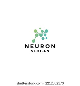 Imagen vectorial del icono del logotipo de Neuron