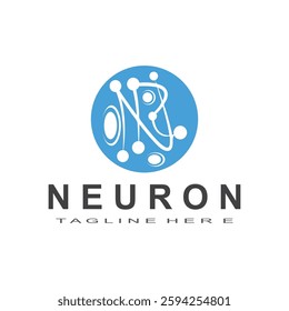 Neuron logo icon vector image