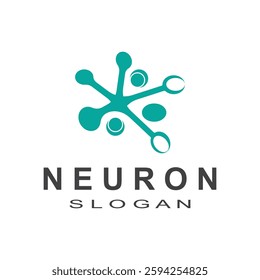 Neuron logo icon vector image
