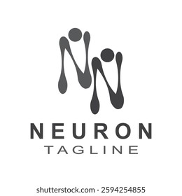 Neuron logo icon vector image