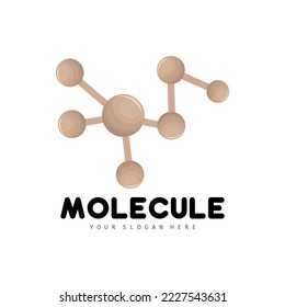 Neuron Logo, Molecule Logo Design, Vector AND, Template Illustration