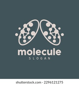 Neuron Logo, Molecule Logo Design, Vector AND, Template Illustration