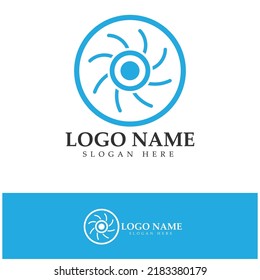 Neuron logo or nerve cell logo design,molecule logo illustration template icon with vector concept 