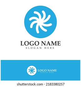 Neuron logo or nerve cell logo design,molecule logo illustration template icon with vector concept 