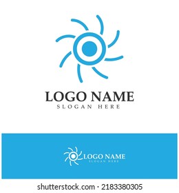 Neuron logo or nerve cell logo design,molecule logo illustration template icon with vector concept 