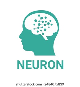 Neuron logo vector with eps format file.