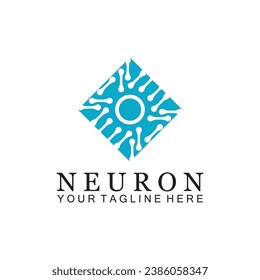 neuron logo vector icon vector illustration template design
