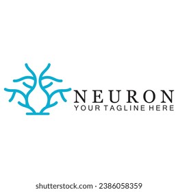 neuron logo vector icon vector illustration template design