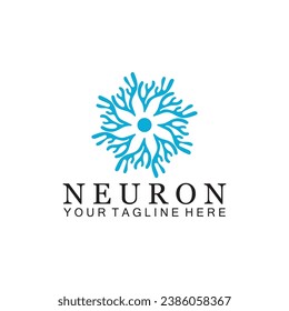 neuron logo vector icon vector illustration template design