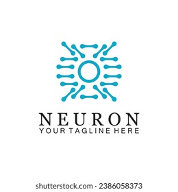 neuron logo vector icon vector illustration template design