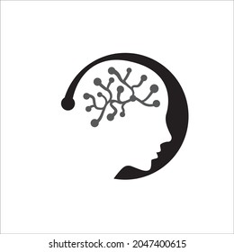 diseños de logotipo de neuron mind para servicios médicos y de salud y logotipo de clínica u hospital y terapia