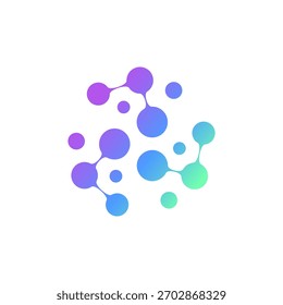 Logotipo Abstractas de Neuron Network. Estilo tecnológico simple para la clínica de negocios