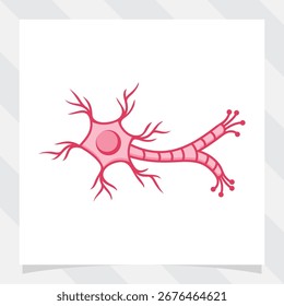 Neuron Structure Design Vector Illustration
