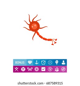 Neuron vector icon