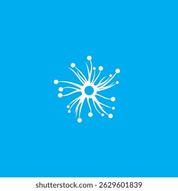 Neurons logo or icon design