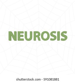 Neurosis vector icon Illustration