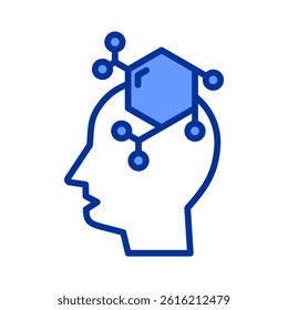 Neurotransmiter Icon Element For Design