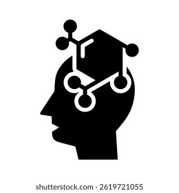 Neurotransmiter Icon Element For Design