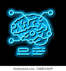 neurotraumatology health research neon light sign vector. neurotraumatology health research illustration