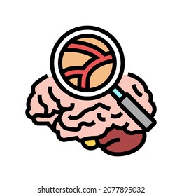 neurovascular surgery color icon vector. neurovascular surgery sign. isolated symbol illustration