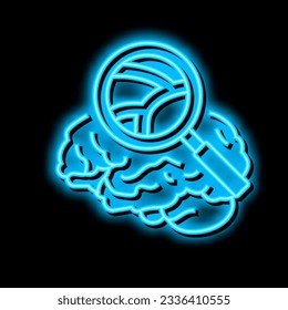 neurovascular surgery neon light sign vector. neurovascular surgery illustration