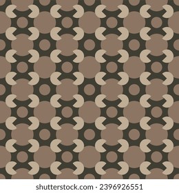 Neutral abstract geometric seamless pattern. Nordic neutral print vector illustration. Ideal for textile design, screensavers, covers and invitations.