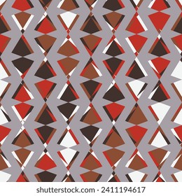 Neutrales abstraktes geometrisches nahtloses Muster. Nordische neutrale Vektorgrafik. Ideal für Textildesign, Bildschirmschoner, Abdeckungen und Einladungen.