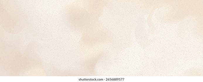 Neutral background with soft beige and pearl tones. Subtle gradient and grain texture create a calm tone. Light abstract pattern with nacre effect. Suitable for design mockups. Vector illustration.