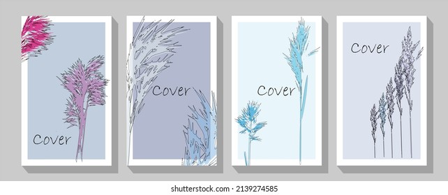  Neutral boho art print set. Foliage line drawing. Neutral boho art print.