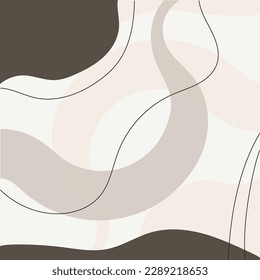 Neutral color pattern background template Vector