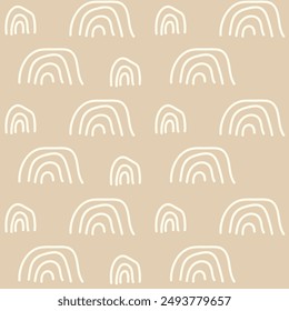 Neutral Color Seamless Paper Pattern Background