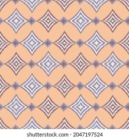 Neutral Colors Ikat Pattern Design