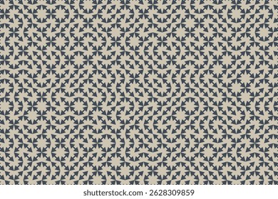 Neutral colors monochrome technology abstract background geometric random bg seamless vector pattern