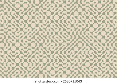 Neutral colors monochrome technology abstract background geometric random bg seamless vector pattern