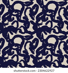 Neutral Colour Abstract Brush strokes pattern design for fashion textiles, graphics and crafts