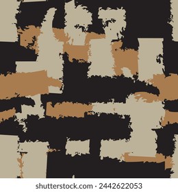 Neutral Colour Abstract Brush strokes pattern design for fashion textiles, graphics and crafts