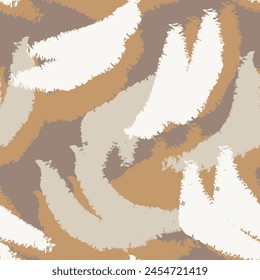 Neutral Colour Abstract Brush strokes pattern design for fashion textiles, graphics and crafts