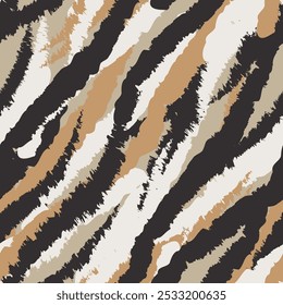 Neutral Colour Abstract Brush strokes pattern design for fashion textiles, graphics and crafts