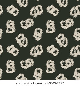 Neutral Colour Abstract Brush strokes pattern design for fashion textiles, graphics and crafts