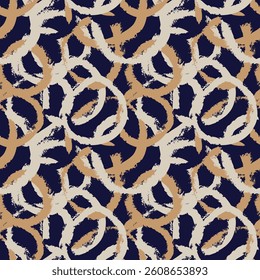 Neutral Colour Abstract Brush strokes pattern design for fashion textiles, graphics and crafts