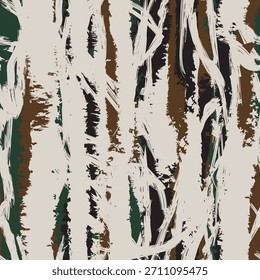 Neutral Color Abstract Pinselstriche nahtloses Muster Design für Mode Textilien, Grafiken und Handwerk