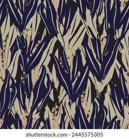Neutral Colour Abstract Floral seamless pattern design for fashion textiles, graphics, backgrounds and crafts