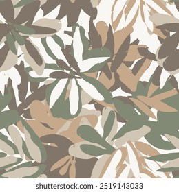 Neutral Colour Abstract Floral seamless pattern design for fashion textiles, graphics, backgrounds and crafts