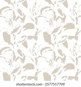 Neutral Colour Abstract Floral seamless pattern design for fashion textiles, graphics, backgrounds and crafts