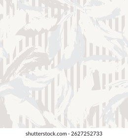 Neutral Colour Abstract Floral seamless pattern design for fashion textiles, graphics, backgrounds and crafts